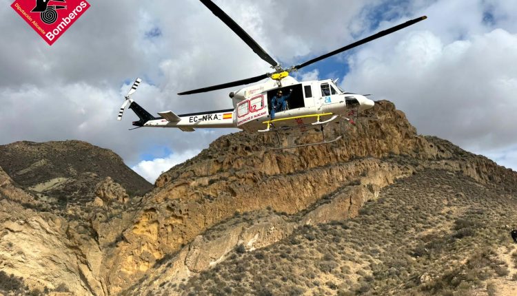 rescate senderista rambla salada albatera2